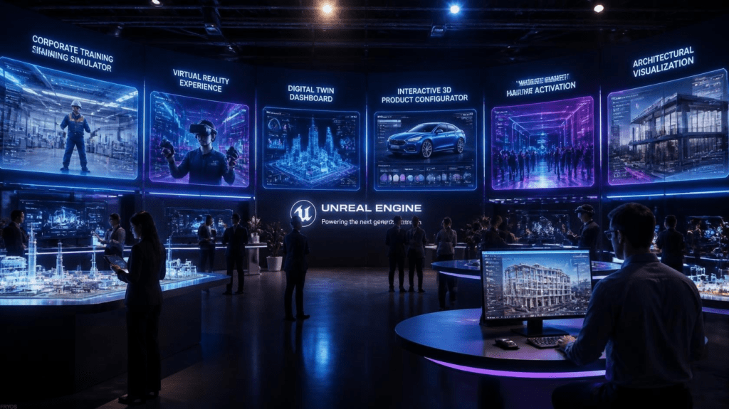 Qué se puede desarrollar con Unreal Engine para empresas